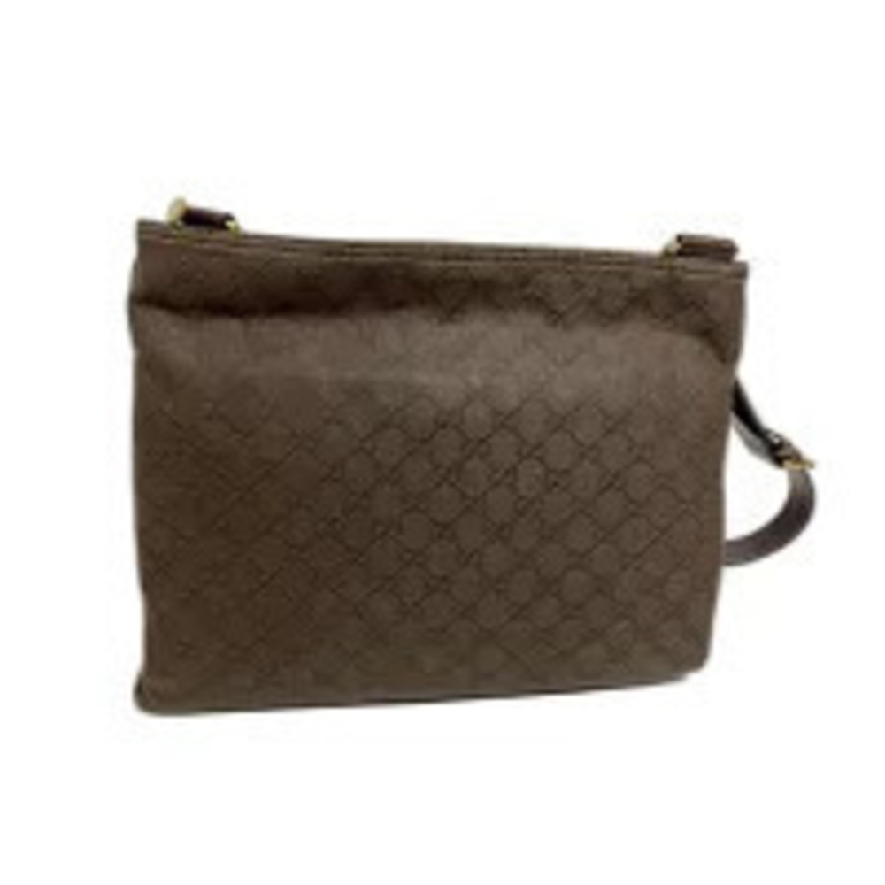 Gucci GG canvas Crossbody bag top zip Brown